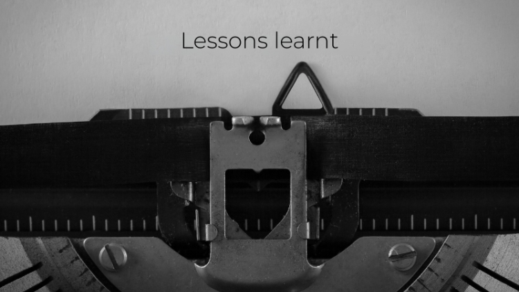lessons learnt