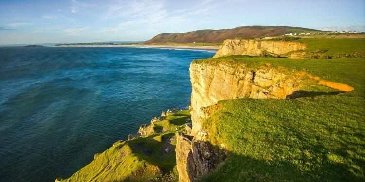 Wales cliffs
