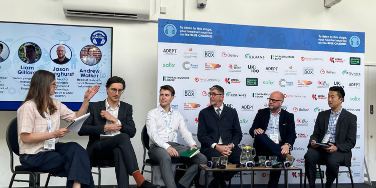 Senior programme manager Liam Gillard (third from the left) taking part in the panel discussion
