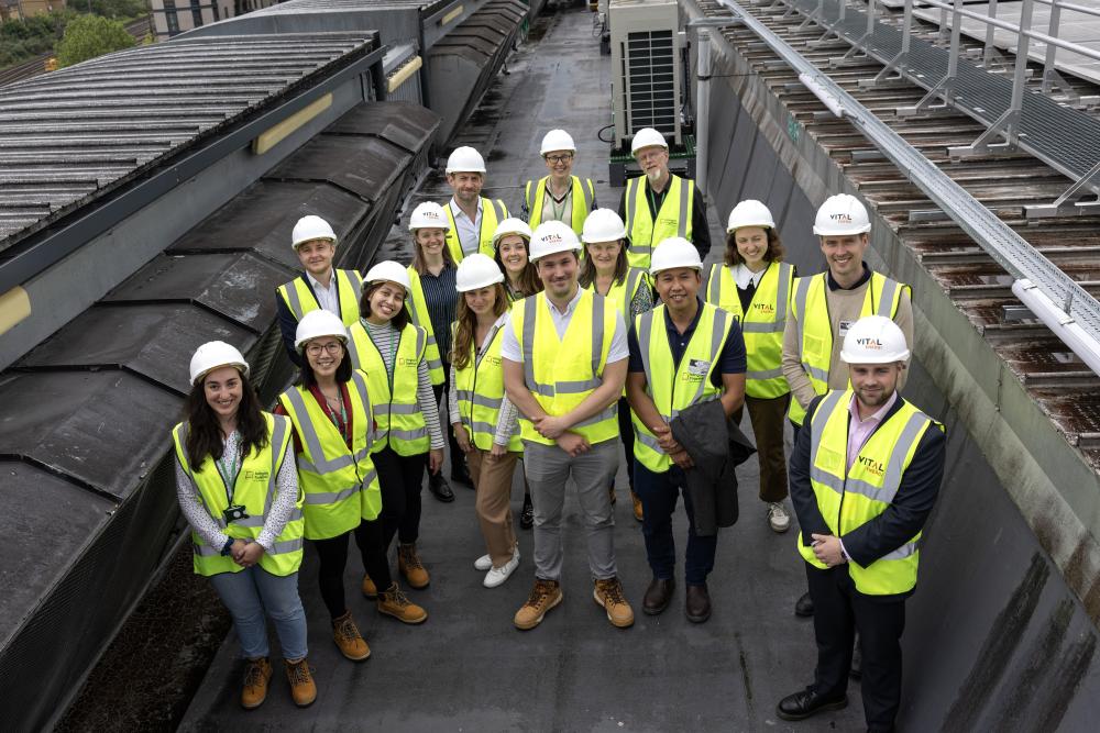 Steve Bainbridge on behalf of Islington Council - attendees on the roof