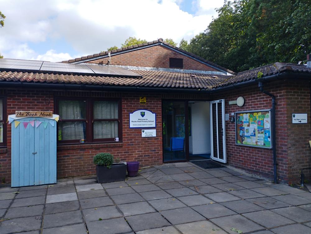 Rocks Park Primary School entrance