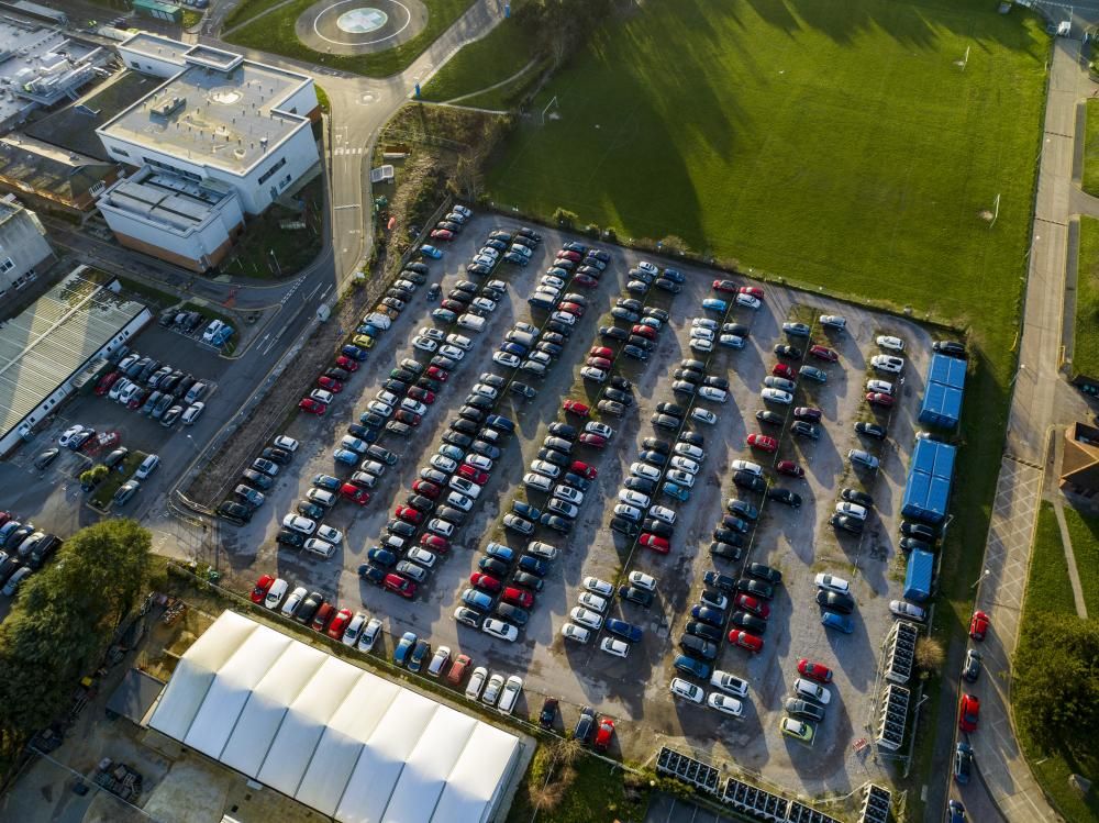 before - the car park