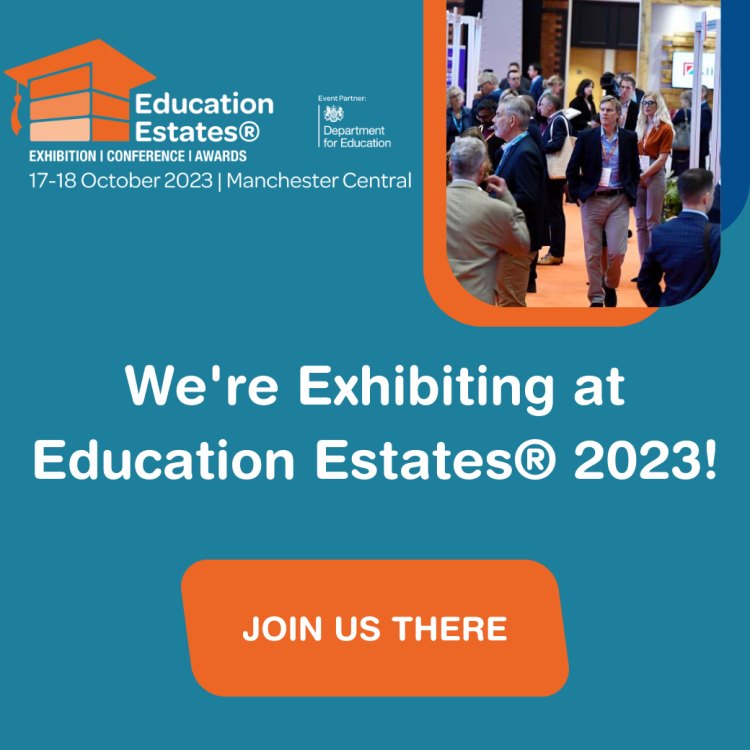 We're exhibiting at Education Estates 
